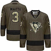 Glued Pittsburgh Penguins #3 Olli Maatta Green Salute to Service NHL Jersey,baseball caps,new era cap wholesale,wholesale hats